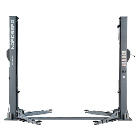 Подъемник 380V двухстоечный с нижней синхронизацией, г/п 4,5т (N4124A-4,5T)